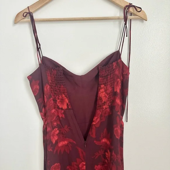 reformation juliette dress in sanguine | midi dress | size 4 - Picture 6 of 8